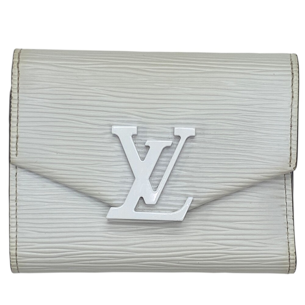 Louis Vuitton Victorine Capucines Portefeuille Wallet Epi Wallet White